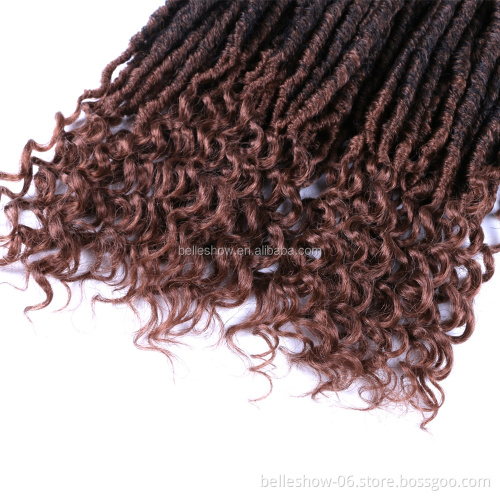 Hot sell faux locs crochet braids hair faux locks crochet hair extension faux locs crochet hair dreadlock